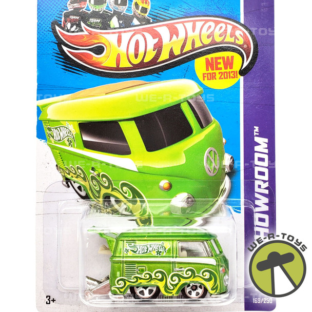 Hot Wheels HW Showroom Green Volkswagen Kool Kombi Vehicle Mattel 2013 NRFP