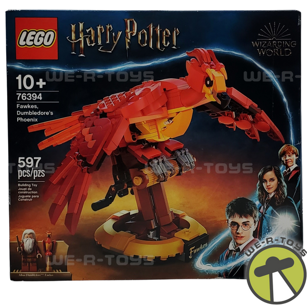 LEGO Harry Potter Fawkes Dumbledore's Phoenix Building Toy 2021 LEGO 76394 NRFB