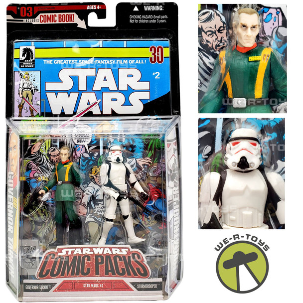 Star Wars Comic Packs Issue #2 Governor Tarkin & Stormtrooper Figures NRFP
