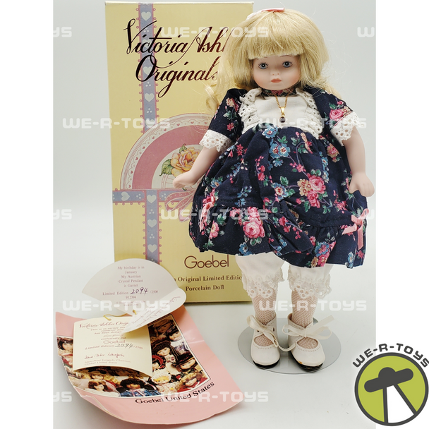 Goebel Victoria Ashlea Originals Ltd Ed Porcelain Doll 1993 Goebel 912394-47 NEW