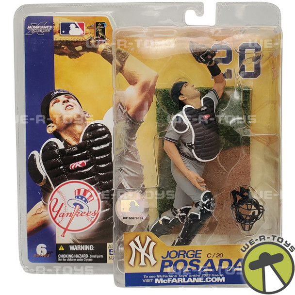 MLB New York Yankees Jorge Posada Action Figure 2003 McFarlane #71213 NRFP