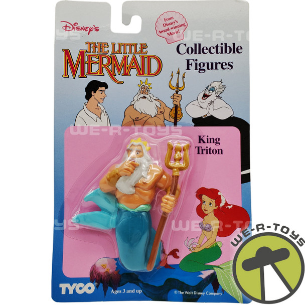 Disney The Little Mermaid King Triton Collectible Figure Tyco # 1830-5 NRFP