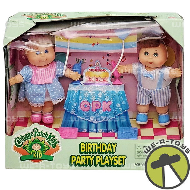 Cabbage Patch Kids 'Kid Birthday Party Playset 1997 Mattel 69285 NRFB