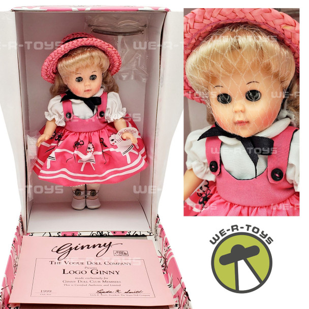 Vogue Doll Company Ginny 8" Vogue Dolls Logo Ginny Dress Doll #9GC04 Collectible NRFB