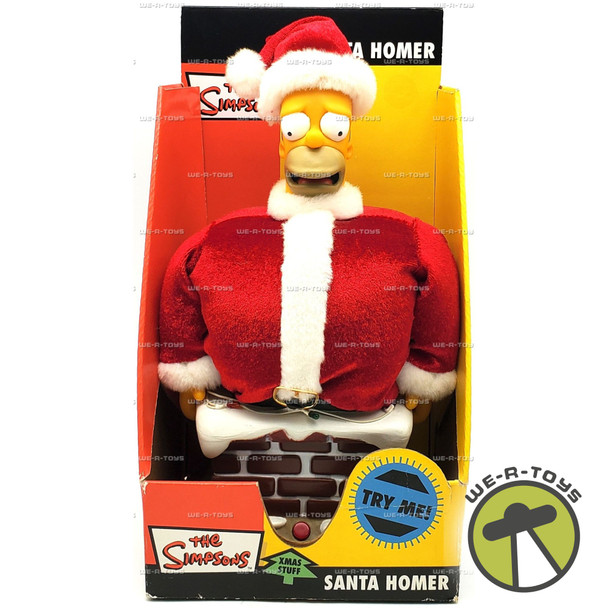 The Simpsons Talking Santa Homer 2004 Gemmy Industries Corp 15846