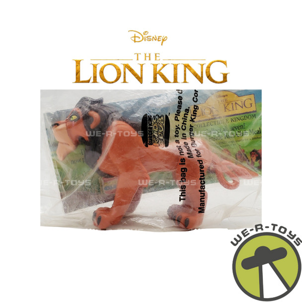 Disney The Lion King Scar Figure Burger King Kids Club Toy 1994 NRFP