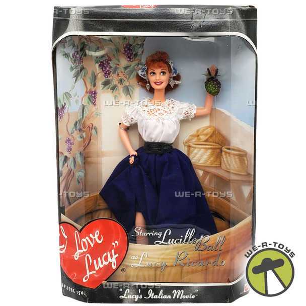 I Love Lucy Episode 150: Lucy's Italian Movie Lucy Doll 1999 Mattel 25527 NRFB