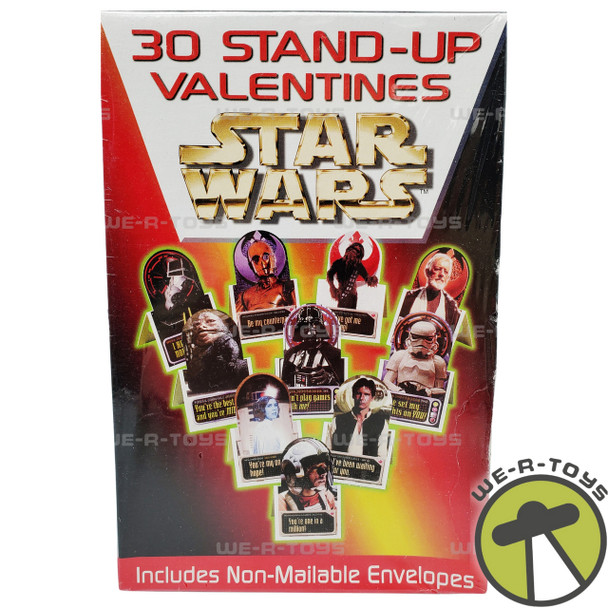 Star Wars 30 Valentines 10 Different Designs & Envelopes 1997 Paper Magic NRFB