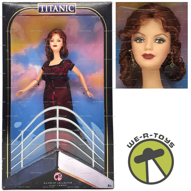 Titanic Barbie Doll as Rose Dewitt Bukater Pink Label 2007 Mattel