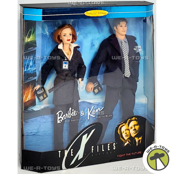Barbie & Ken The X-Files Giftset Collector Edition Dolls 1998 Mattel #19630 New