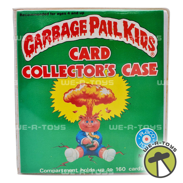 Garbage Pail Kids Card Collector's Case Box Holds 160 Cards Placo Toys