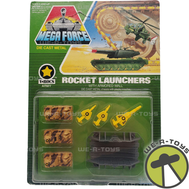 Mega Force Triax Army Rocket Launchers Die Cast Vehicles 1989 Kenner #05090 NRFP