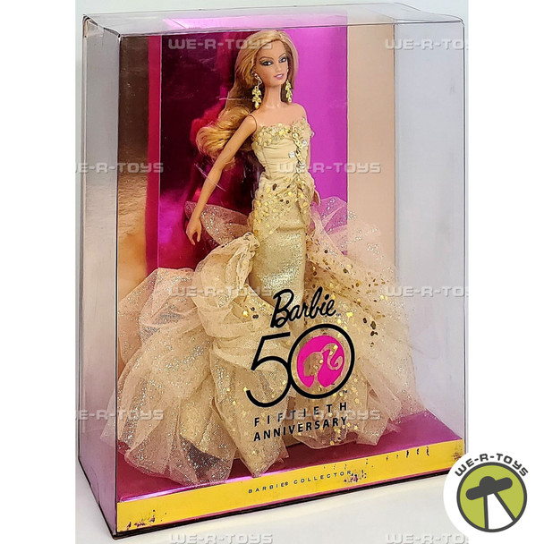 50th Anniversary Barbie Glamour Doll 2008 Mattel N4981 NRFB