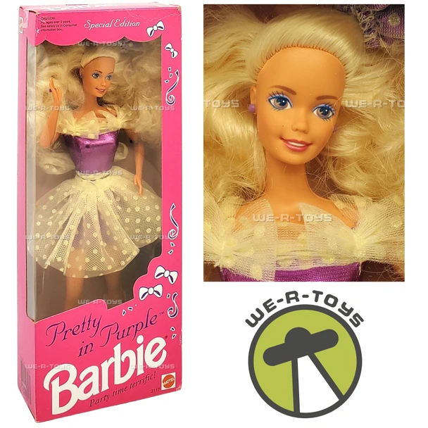 Barbie Pretty in Purple Special Edition Doll 1992 Mattel 3117 NRFB