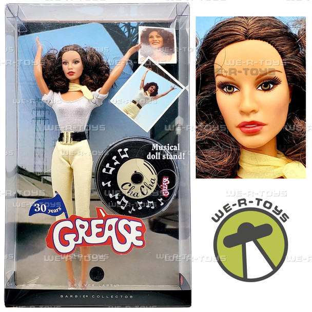 Grease Cha Cha Barbie Doll Race Day Silver Label 2008 Mattel M7505