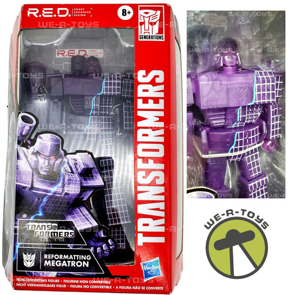 Transformers The Movie R.E.D. Reformatting Megatron Action Figure Hasbro NRFP