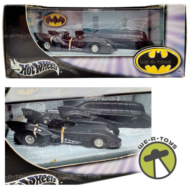 Hot Wheels Batman DC Set of 2 Batmobile Vehicles in Acrylic Case Mattel NRFP