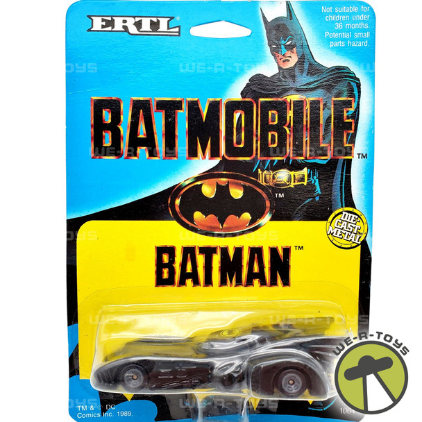 ERTL Batman 1989 Movie Batmobile Diecast Vehicle DC Comics 1989 NRFP