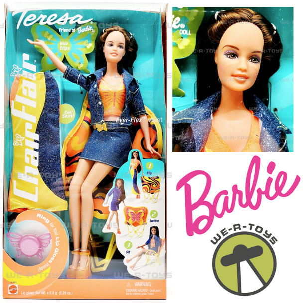 Barbie Chair Flair Teresa Barbie Doll with Ever Flex Waist 2002 Mattel 56440