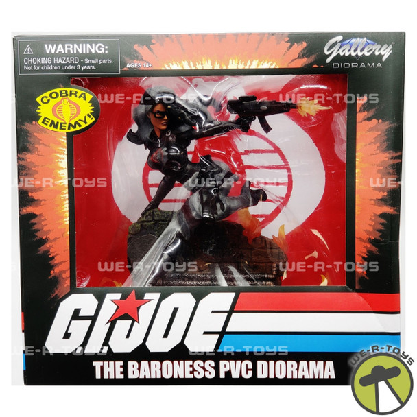 G.I. Joe Gallery: Rise of Cobra The Baroness PVC Statue DST 2022 NRFB