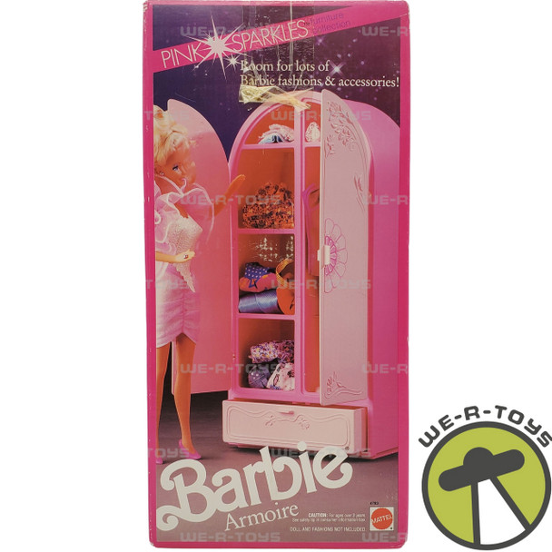 Barbie Pink Sparkles Collection Armoire Magical Mansion 1990 Mattel 4763 NRFB