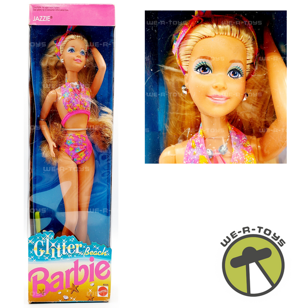 Barbie Glitter Beach Jazzie Doll 1992 Mattel 4935 NRFB