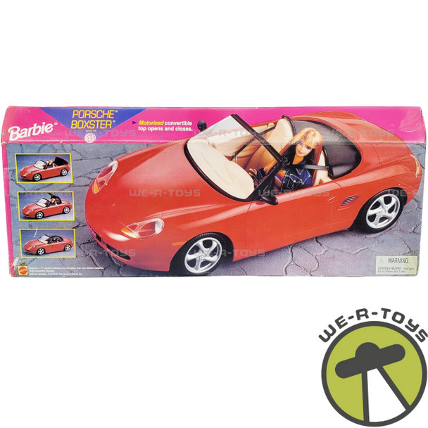 Barbie Porsche Boxster Red Convertible Sports Car 18549 Mattel 1998 NRFB