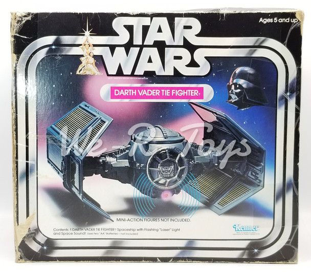 Star Wars Darth Vader Tie Fighter w/ Flashing Laser Light 1977 Kenner 39100 USED