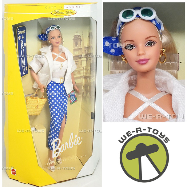 Barbie City Seasons Summer in Rome Collector Edition Doll 1999 Mattel #19431 New