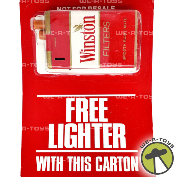 Winston Filters Cigarette Promotional Lighter R.J. Reynolds Tobacco 1990 NRFP