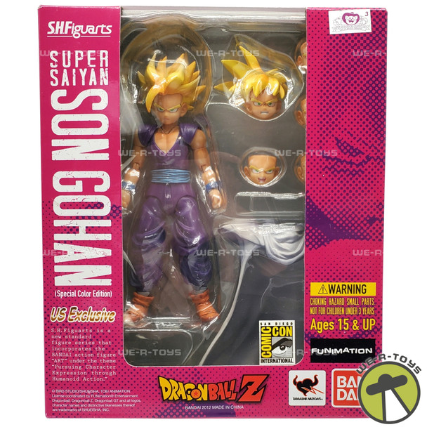 Bandai S.HFiguarts Dragonball Z Super Saiyan Son Gohan SDCC 2012 Exclusive