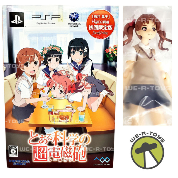 Figma Max Factory Figma Kuroko Shirai PSP A Certain SCIENTIFIC Railgun Figure NRFP