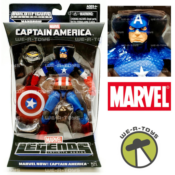 Marvel Legends Marvel Now! Captain America 6" Action Figure 2013 Hasbro