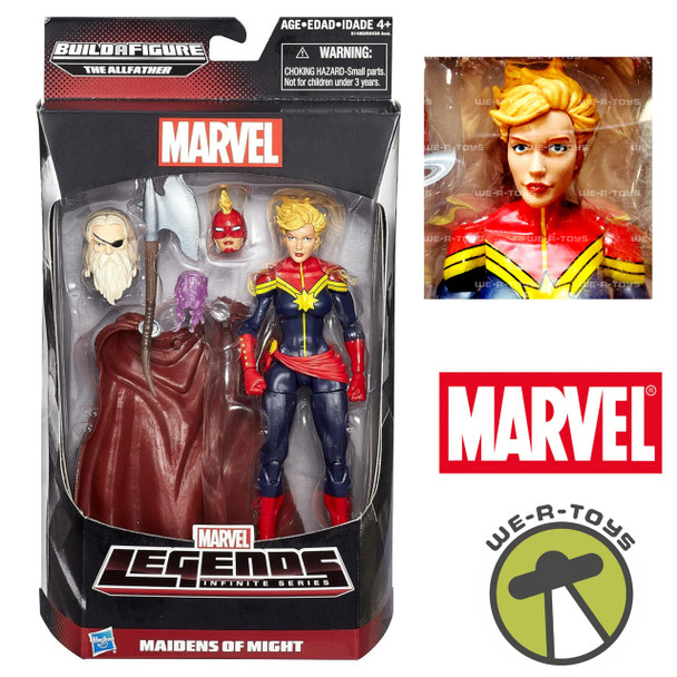 Marvel Legends Infinite Series Maidens of Might Captain Marvel 6 Inch Figure