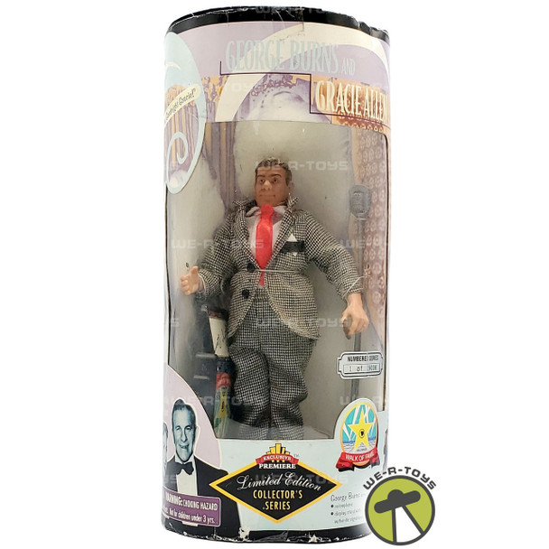 Exclusive Premiere George Burns and Gracie Allen George Burns Action Figure 1997 #23000 NRFB