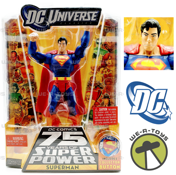 DC Universe Classics Superman 6" Collectible Action Figure 2009 Mattel R5773