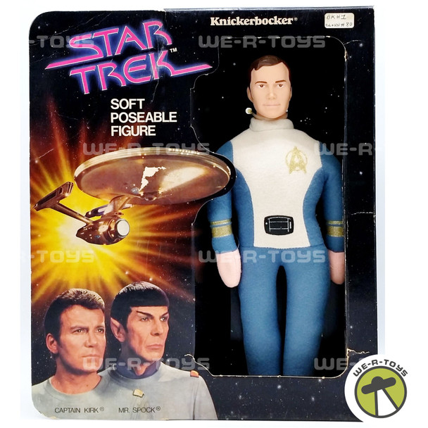 Star Trek Captain Kirk 12" Soft Poseable Figure Vintage 1979 Knickerbocker NEW