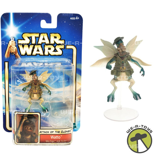 Star Wars Attack of the Clones Watto Mos Espa Junk Dealer Action Figure 2002
