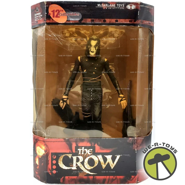 The Crow 12" Collectible Statue Movie Maniacs 2 Series 2000 McFarlane 60111