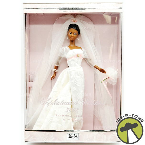 Sophisticated Wedding 2002 Barbie Doll African American The Bridal Collection
