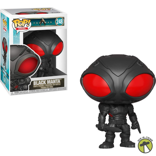 Funko Pop! Heroes 248 Aquaman Black Manta Vinyl Figure 2018