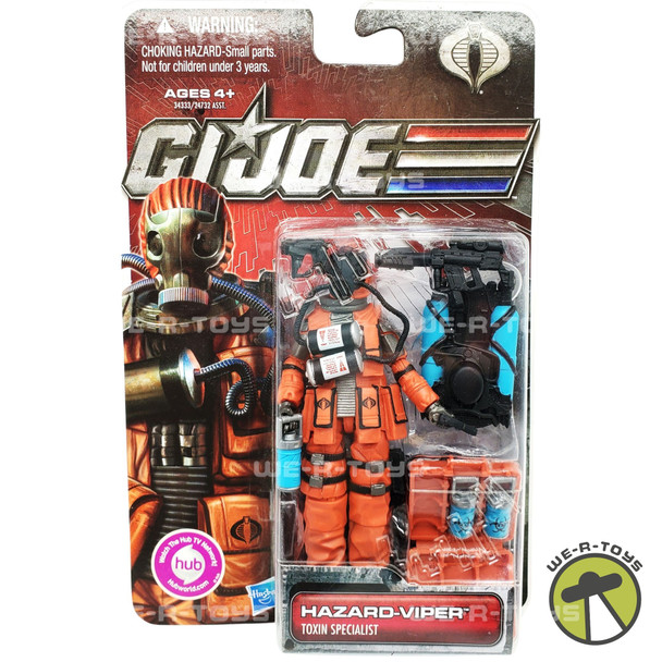G.I. Joe 30th Anniversary 3 3/4 Inch Action Figure Hazard Viper Toxin Specialist