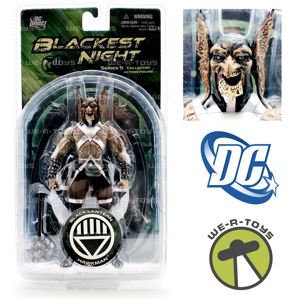 DC Comics Blackest Night Series 5 Black Lantern Hawkman 7" Action Figure