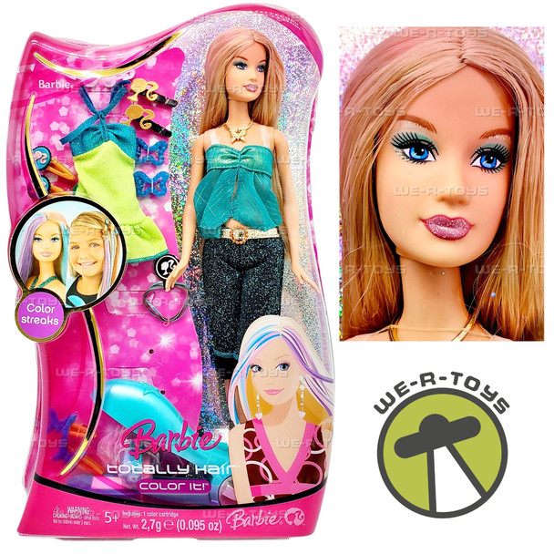 Totally Hair Color It Barbie Doll 2007 Mattel M6396