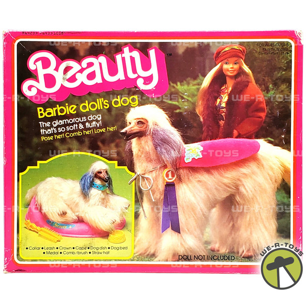 Beauty Barbie Doll's Fluffy Dog 1979 Mattel 1018 NRFB