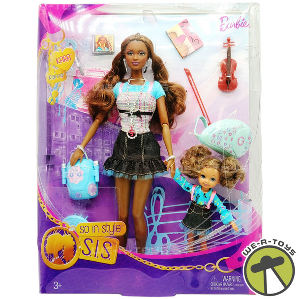 Barbie So In Style SIS Kara and Kianna Dolls 2009 Mattel No. P6916 NRFB
