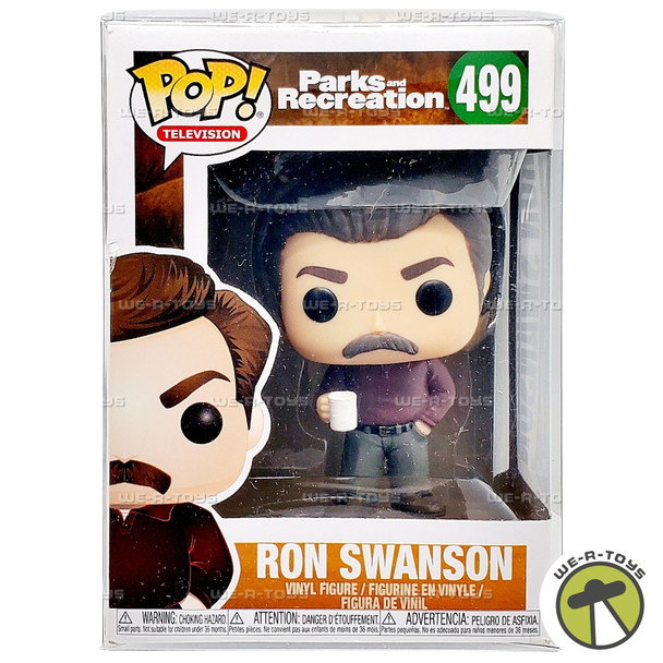 Funko Pop Television 499 Parks and Recreation Ron Swanson Vinyl Figure
