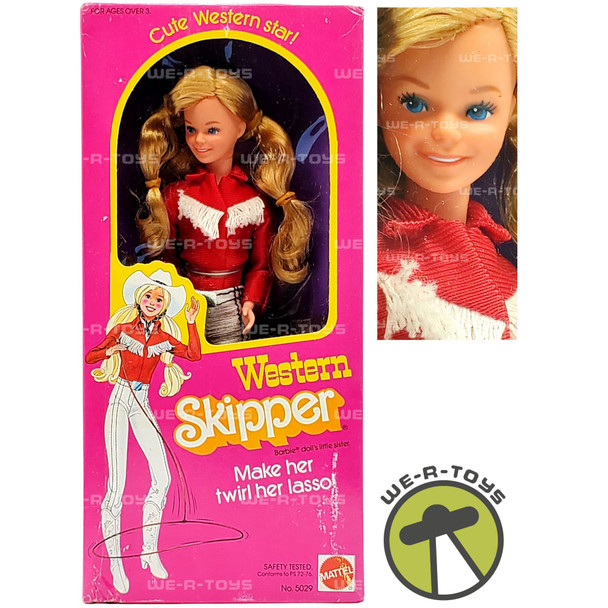 Western Skipper Barbie Doll's Little Sister 1981 Mattel 5029 NRFB