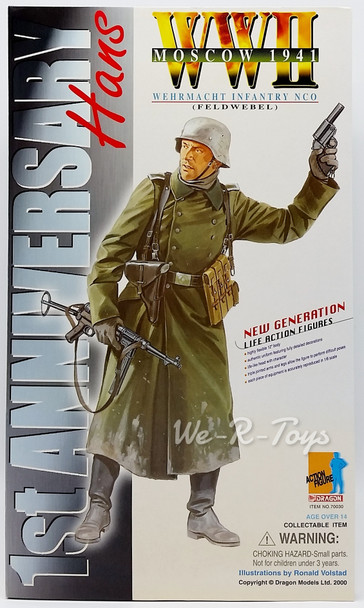 Dragon WWII Moscow 1941 Feldwebel Hans Action Figure 1st Anniversary 70030 NEW