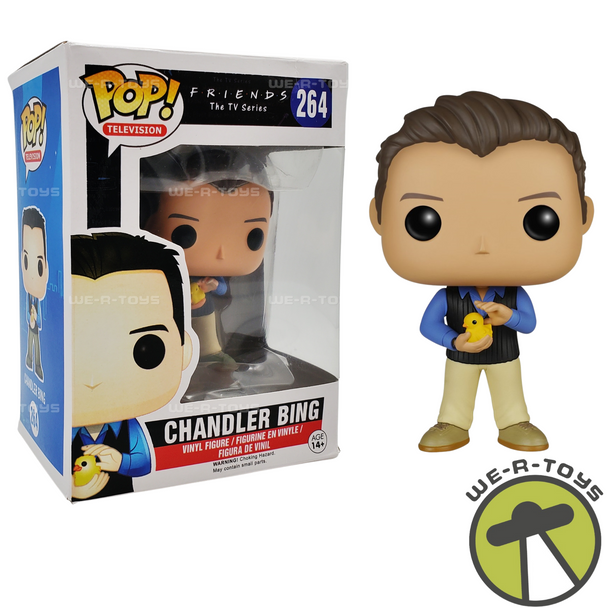 Funko Pop! Television 264 Friends Chandler Bing with Baby Chick Vinyl Figure NEW